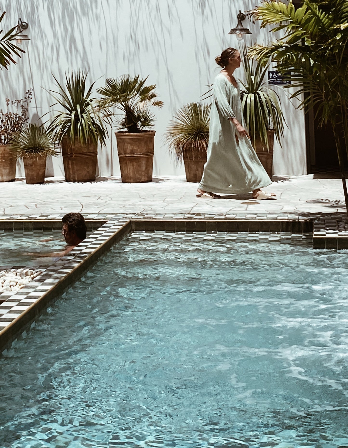 The Stromboli Kaftan in Pistachio