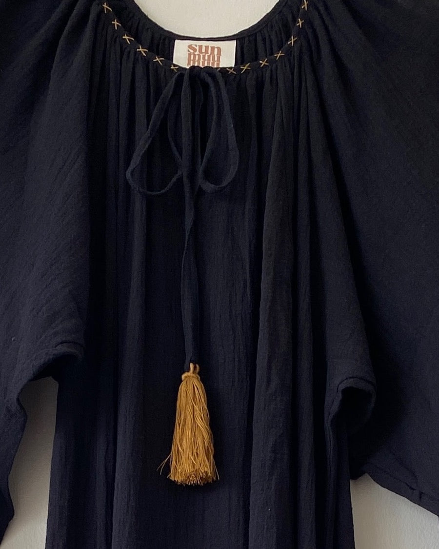 The Stromboli Kaftan in Black