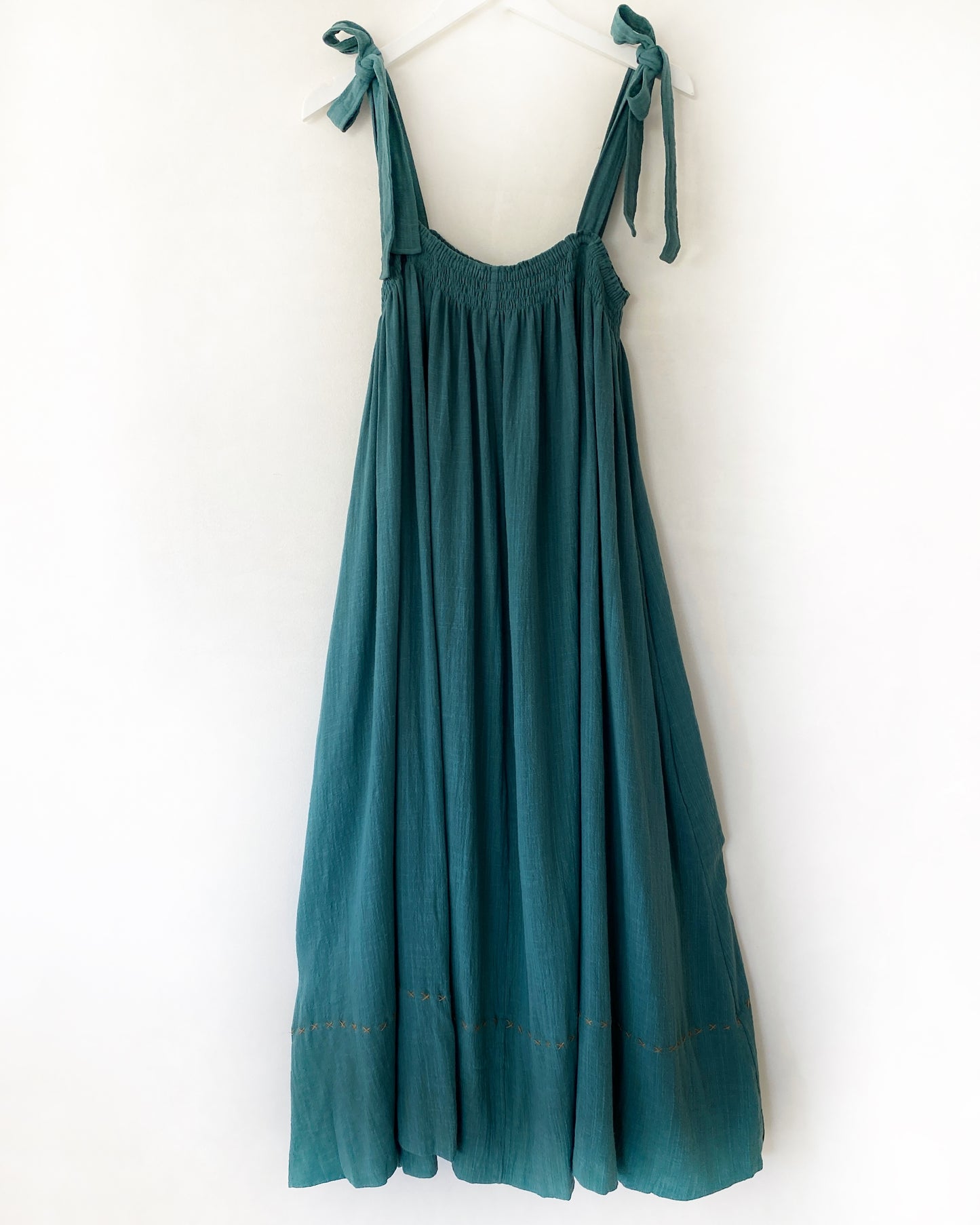 The Mallorca Sundress in Sea Green